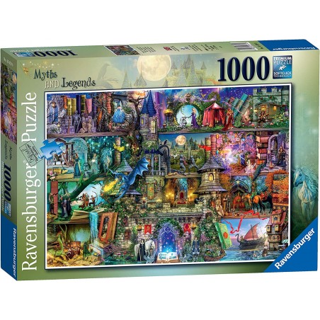 Ravensburger - Puzzle 1000 pièces - Mythes et légendes