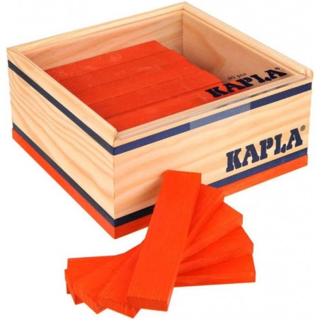 Kapla - Coffret de 40 Planchettes - Orange