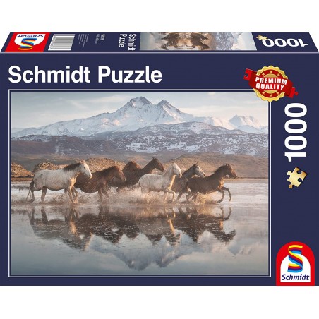 Schmidt - Puzzle 1000 pièces - Chevaux en Cappadoce