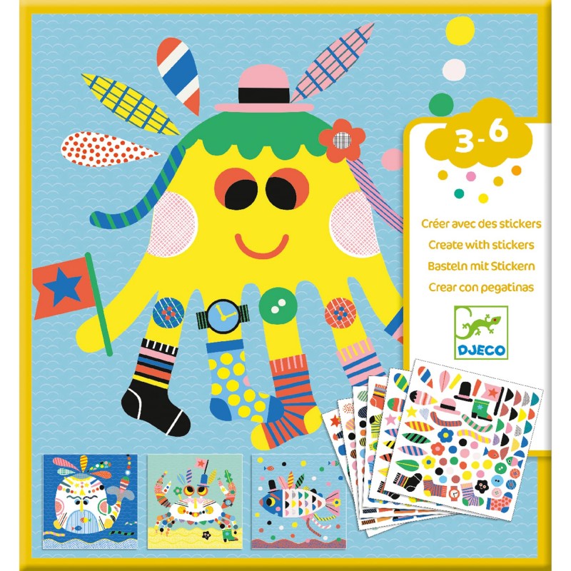 Djeco - DJ08931 - Stickers des petits - Marins