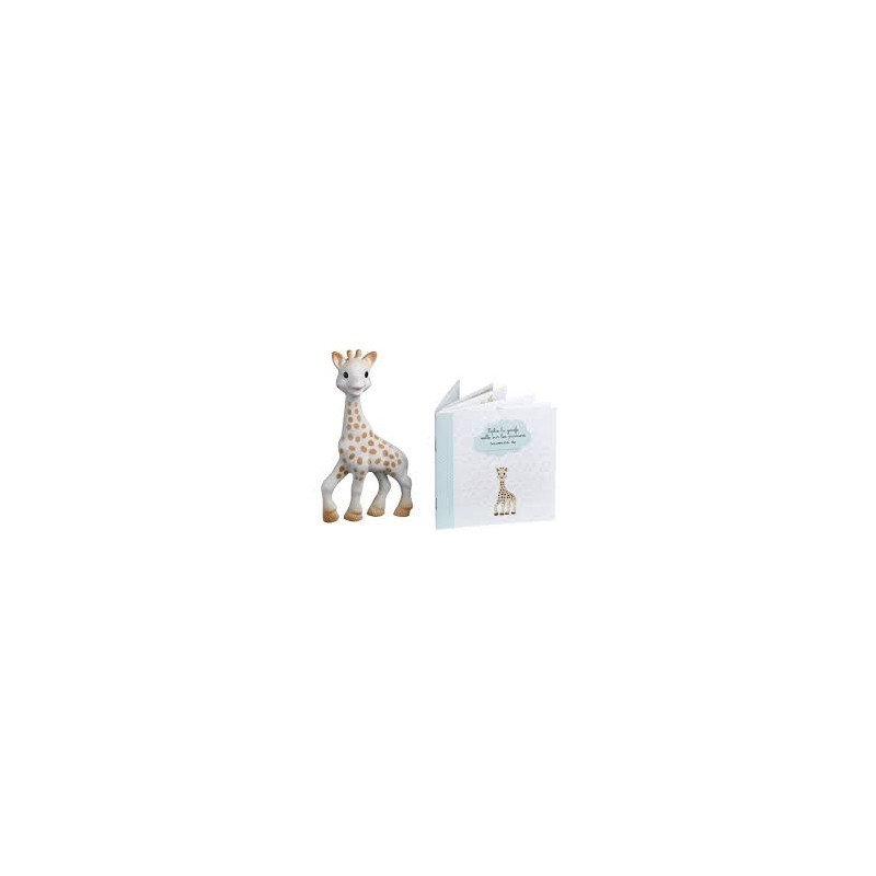 Coffret Sophie la girafe + livret mes souvenirs Beige