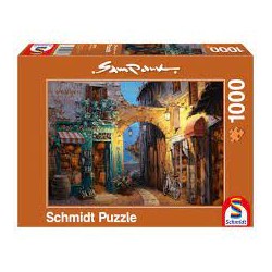 Schmidt - Puzzle 1000 pièces - Ruelle au lac de come