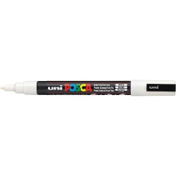 Posca - Marqueur PC-3M - Pointe fine - Blanc