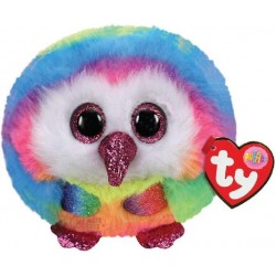 Peluche TY - Puffies 10 cm - Owen la chouette