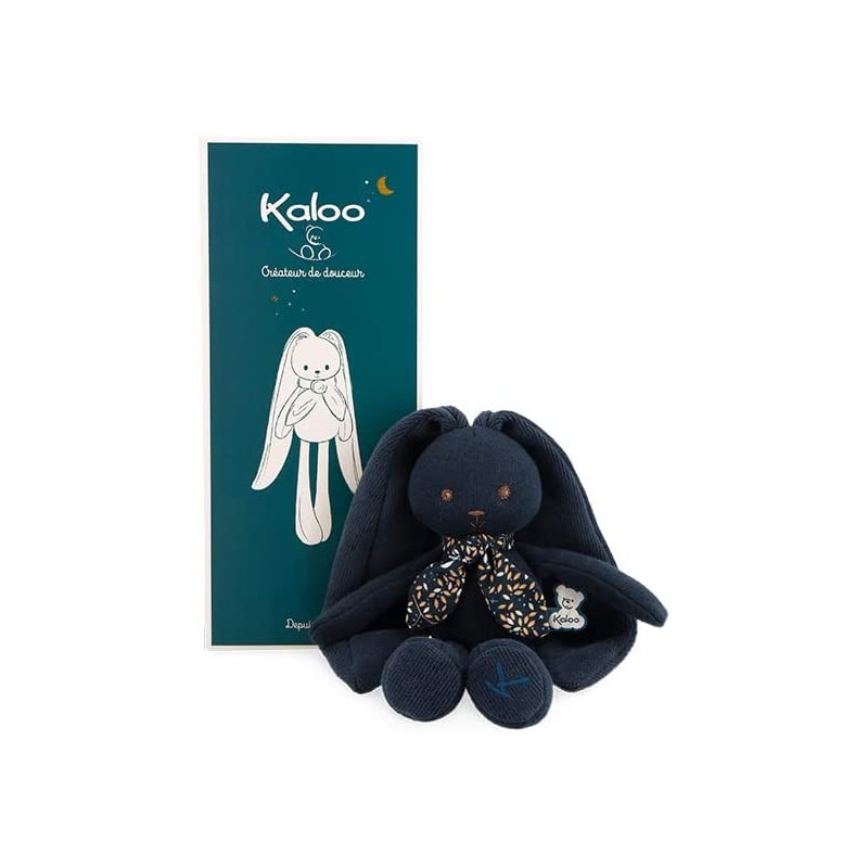 Kaloo - Doudou - Lapinoo - Pantin lapin bleu nuit - 25 cm