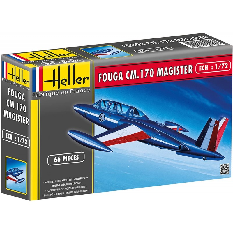 Heller - Maquette - Avion - Fouga Magister CM 170