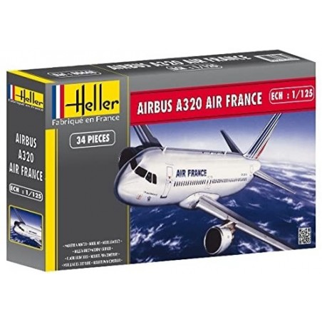 Heller - Maquette - Avion - Airbus A320 Air France