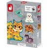 Janod - 5 Puzzles évolutifs - Animaux - 2 à 6 Pièces