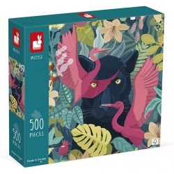 Janod - Puzzle 500 Pièces - Panthère Mystique