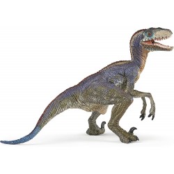 Papo - Figurine - 55053 - Les dinosaures - Vélociraptor - Bleu