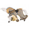 Papo - Figurine - 39925 - Médiéval fantastique - Cheval du maître des armes cimier