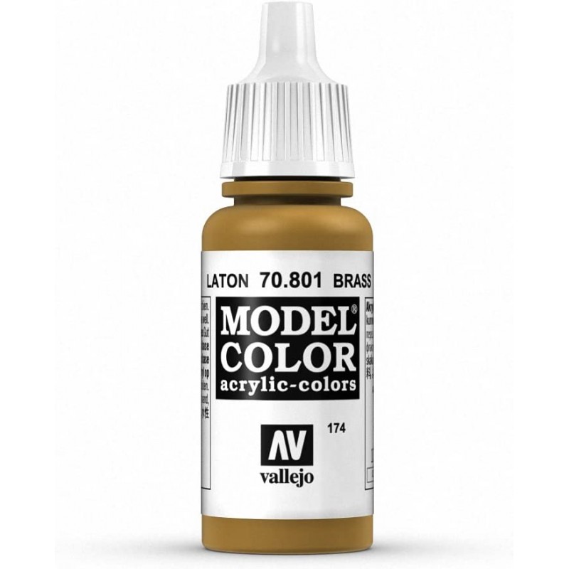 Prince August - Peinture acrylique - 801 - Laiton - 17 ml