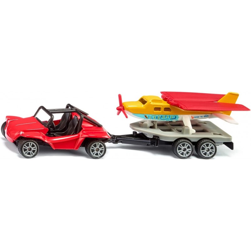 Siku - 1696 - Véhicule miniature - Buggy avec avion sportif