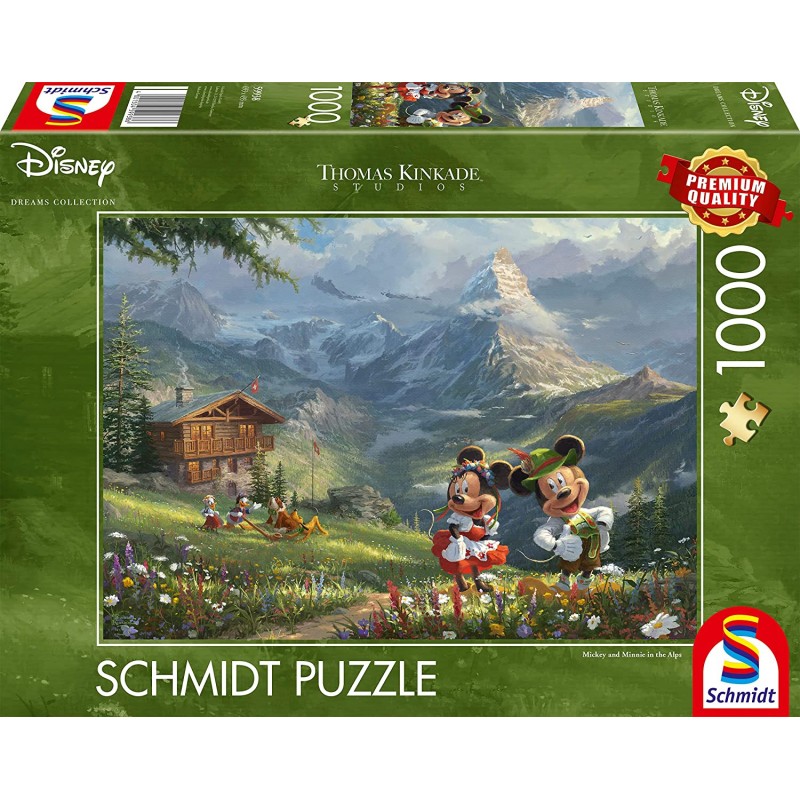 Schmidt - Puzzle 1000 pièces - Disney - Mickey et Minnie