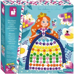 Janod - Coffret Mosaïques Princesses et Fées