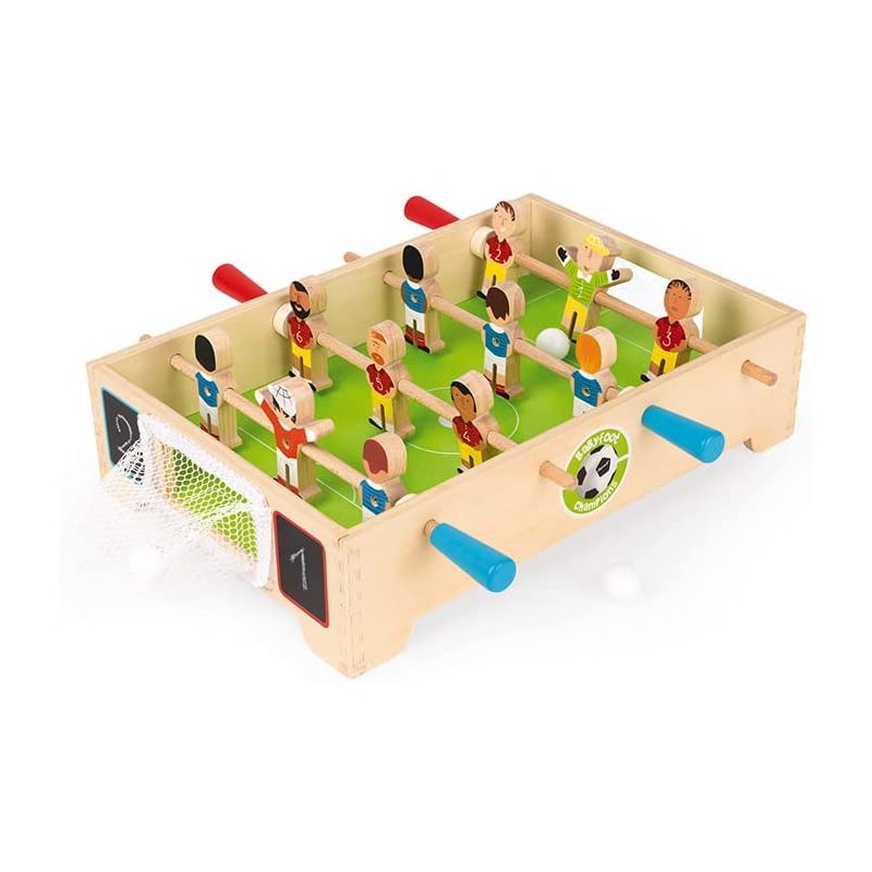 Janod - Mini babyfoot de table en bois champions