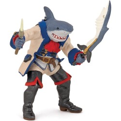 Papo - Figurine - 39460 - Pirates et corsaires - Pirate mutant requin