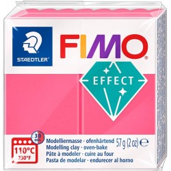 Graine Créative - Loisirs créatifs - Pâte FIMO Effect - Rouge translucide - 57 g