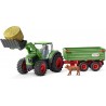 Schleich - 42379 - Farm World - Tracteur avec remorque