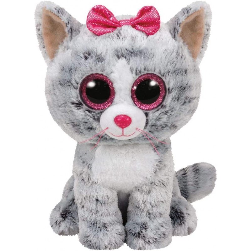 Peluche TY - Peluche 24 cm - Kiki le chat