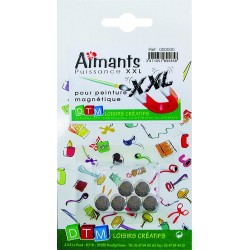 Graine Créative - Loisirs créatifs - Blister de 6 aimants puissance XXL - 10 mm