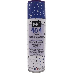 DTM - Loisirs créatifs - Odif en spray 404 - Colle repositionnable pour papier - 250 ml