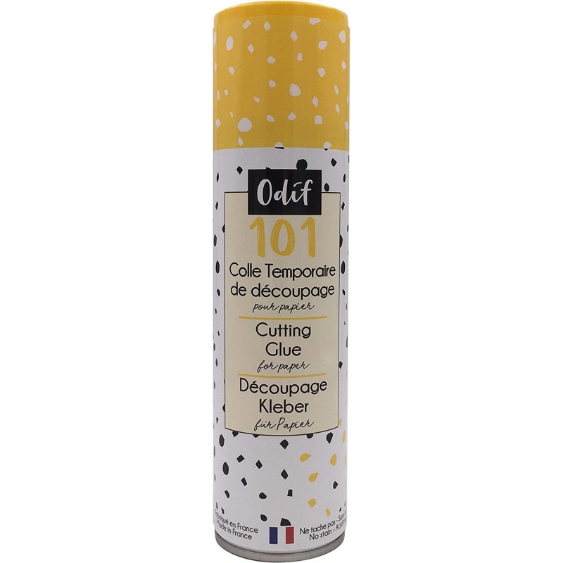 DTM - Loisirs créatifs - Odif en spray 101 - Colle temporaire de découpage - 250 ml