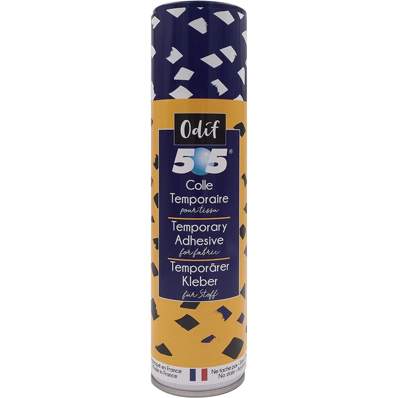 DTM - Loisirs créatifs - Odif en spray 505 - Colle temporaire pour tissu - 250 ml