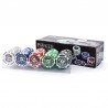 Jeu de société - Coffret cristal de 100 jetons de poker