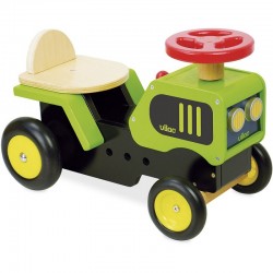 Vilac - Jouet en bois - Porteur tracteur vert