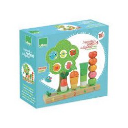 Vilac - Jeu éducatif en bois - J'apprends à compter les légumes