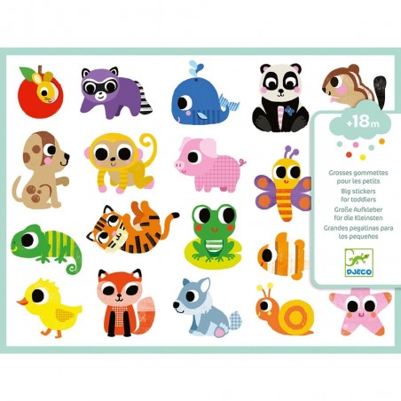 Djeco - DJ09084 - Stickers des petits - Bébés animaux