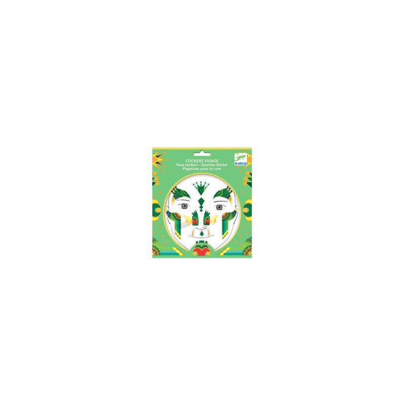 Djeco - DJ09217 - Stickers visages - Dragon