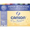 Canson - Beaux arts - Pochette de papier à dessin - 12 feuilles - 24x32 cm - 150 g/m2