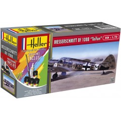 Heller - Maquette - Avion - Starter Kit - Messerschmitt Bf 108 Taifun