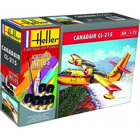 Heller - Maquette - Avion - Starter Kit - Canadair CL 215