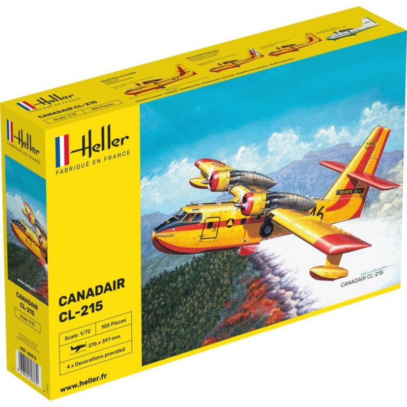 Heller - Maquette - Avion - Canadair CL-215
