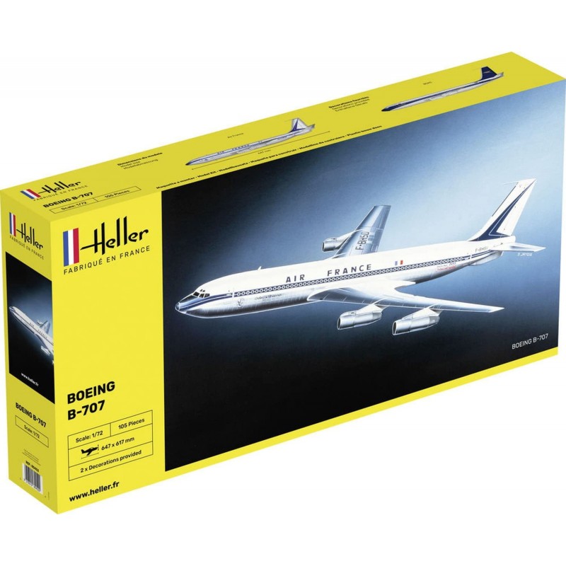 Heller - Maquette - Avion - Boeing B707 Air France