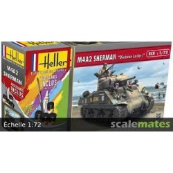 Heller - Maquette - Char - Starter Kit - M4A2 Sherman Division Leclerc