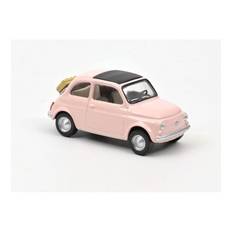 Norev - Véhicule miniature - Fiat 500F 1965 - Light Pink