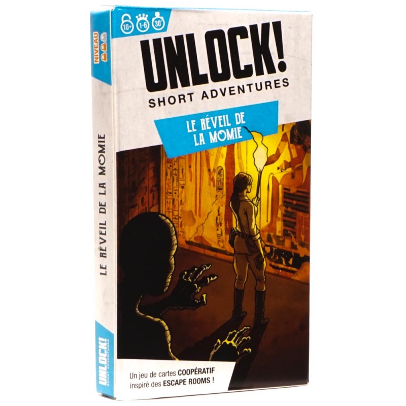 Asmodee - Jeu d'escape game - Unlock - Short Adventures - Le réveil de la momie