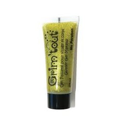 OZ - Déguisement - Grim Tout - Gel pailleté visage tube 25ml sous blister - Or