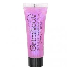 OZ - Déguisement - Grim Tout - Gel pailleté visage tube 25ml sous blister - Rose