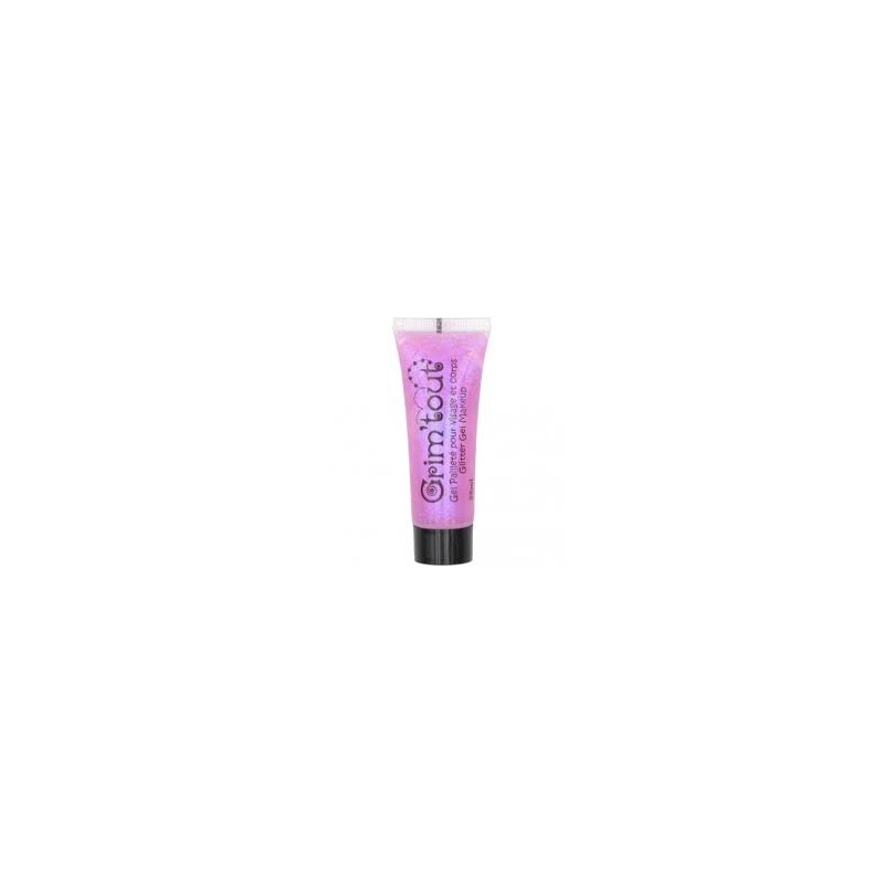 OZ - Déguisement - Grim Tout - Gel pailleté visage tube 25ml sous blister - Rose
