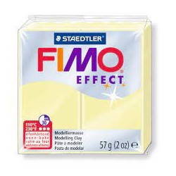 DTM - Loisirs créatifs - Pâte FIMO Effect - Vanille - 56 g