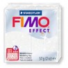 Graine Créative - Loisirs créatifs - Pâte FIMO Effect - Blanc pailletée - 56 g