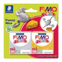 Graine Créative - Loisirs créatifs - Pâte FIMO Kids - Kit Funny - Souris