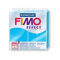 Graine Créative - Loisirs créatifs - Pâte FIMO Effect - Bleu néon - 57 g