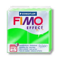 Graine Créative - Loisirs créatifs - Pâte FIMO Effect - Vert néon - 57 g