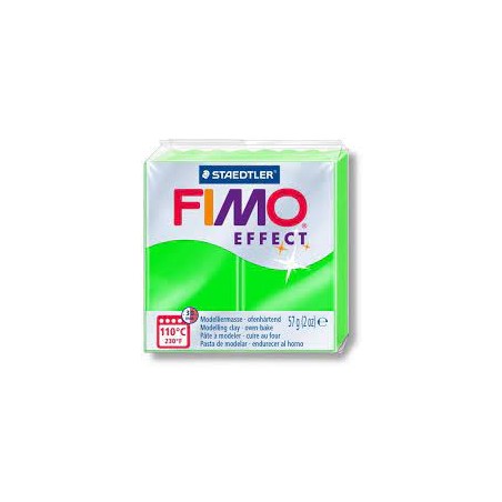 Graine Créative - Loisirs créatifs - Pâte FIMO Effect - Vert néon - 57 g